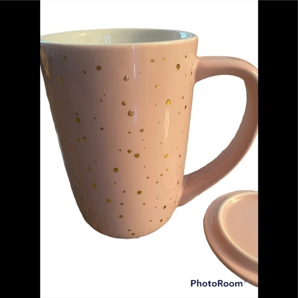 DAVID’S tea pink confetti mug - Picture 3 of 5